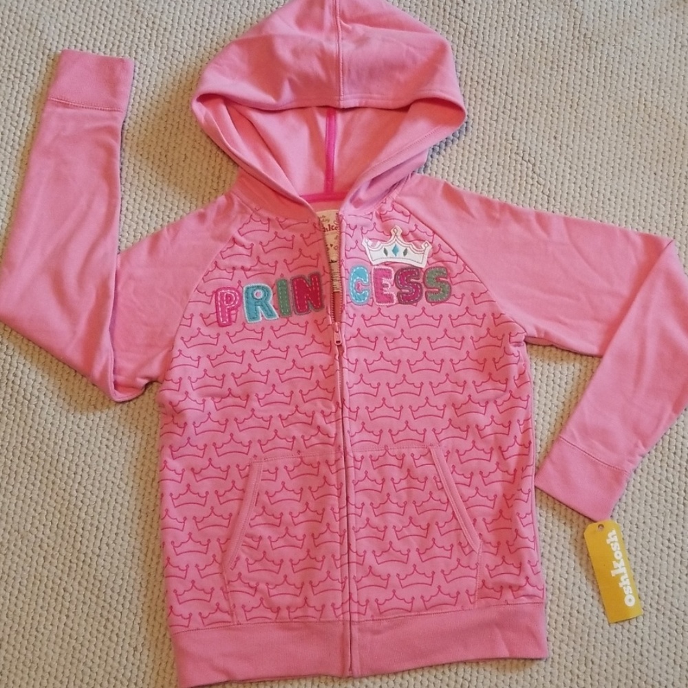 Nwt Oshkosh B'Gosh Girls Hoodie Size 12
